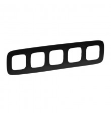 Valena ALLURE Матовый черный Рамка 5-ая  754405  Legrand