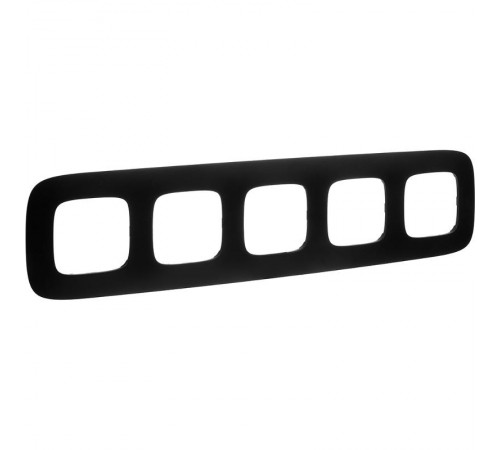 Valena ALLURE Матовый черный Рамка 5-ая  754405  Legrand