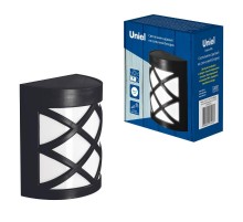 Светильник USL-F-155/PM110 BRUSSEL 6LED бел. свет 1хAA настенный на солнечной батарее Ni-Mh аккум. в компл. IP44  UL-00009371 Uniel