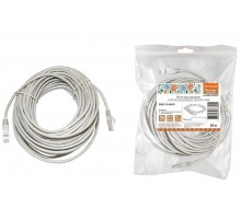 Патч-корд народный U/UTP Cat 5e 4PR 24AWG PVC, литой 20 м, серый  SQ0115-0010  TDM