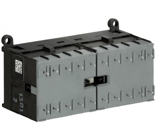 Мини-контактор реверсивный VBC6-30-01-P-1.4-81 (9A при AC-3 400В), катушка 24В DС, с выводами под пайку  GJL1213909R8011  ABB