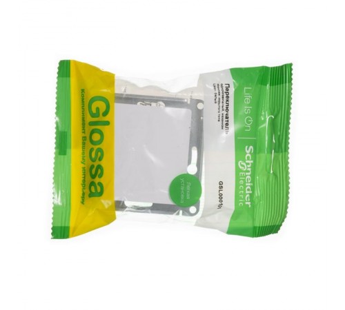 Glossa Белый Переключатель 1-клавишный, сх.6, 10АХ  GSL000161  SE