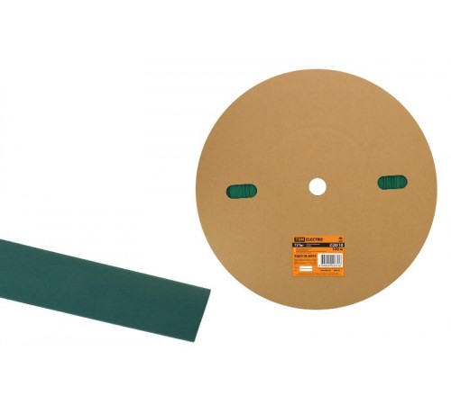 Термоусаживаемая трубка ТУТнг 20/10 зеленая (100 м/ролл)   SQ0518-0053  TDM