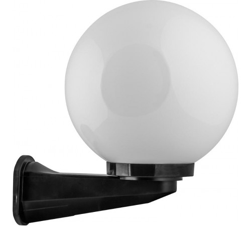 Светильник садово-парковый, серии "Оптима" (НБУ) НБУ 01-60-250 230V E27 d=250мм с настенным крепежом, молочно-белый  11582  FERON