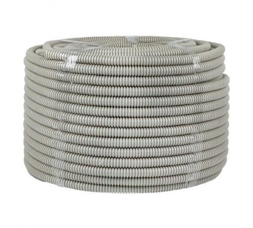 Труба гибкая гофрированная ПВХ 16мм с протяжкой (100м)  tg-z-16  EKF