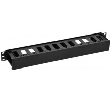 ITK by ZPAS Органайзер пласт. с крышкой 19" 1U 12 сл. черн.  ZP-CO05-1U-12-P-C  ITK