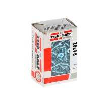 Саморезы универсальные 20х4,5 мм (200 шт) оцинкованные - коробка с окном ( 0,305 кг)  102187  Tech-KREP