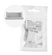 Заглушка без отверстия для профиля CAB263, LD386 (комплект 4шт) FERON  48261  FERON