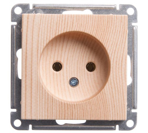W59 Сосна Розетка без заземления без шторок, 16А  RS16-153-7-86  SE