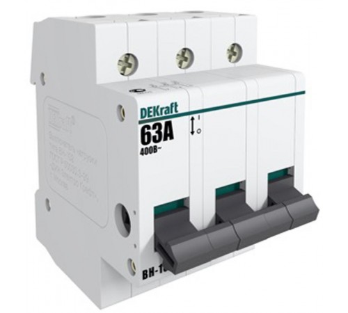 Выключатель нагрузки 3Р 63А ВН-102  17011DEK  DEKraft