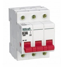 Выключатель нагрузки 3Р 63А ВН-102  17011DEK  DEKraft