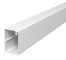 Кабель-канал WDK с крышкой 40x60x2000 мм (высота борта 40 мм, крышка 60 мм) ПВХ светло-серый RAL7035  6027024  OBO Bettermann