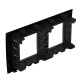 Рамка-суппорт "Avanti" черный для "In-liner Front", 4 мод.  4402914  DKC