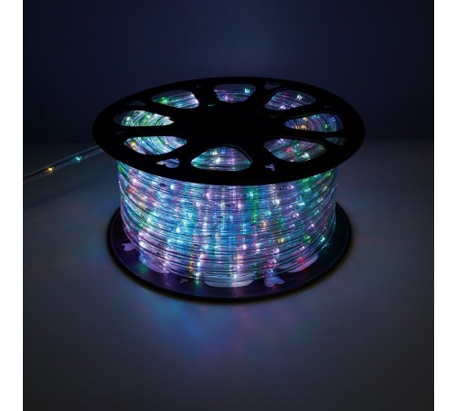 Дюралайт светодиодный LED-R2W 2-х жильный, RGB 1,44Вт/м 24LED/м 50м 230V  41031  Feron