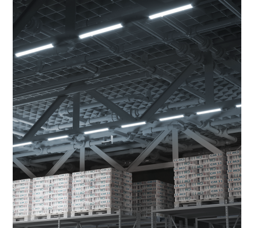 Светильник светодиодный линейный WLF-1 IP20 592*75*25мм 20W 1720Лм 6500K алюминий 1/20  144124318  Gauss