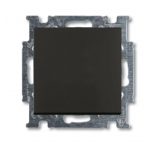 ABB Basic 55 Шато (чёрный) Переключатель 1-клавишный  1012-0-2179   2CKA001012A2179  ABB