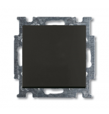 ABB Basic 55 Шато (чёрный) Переключатель 1-клавишный  1012-0-2179   2CKA001012A2179  ABB