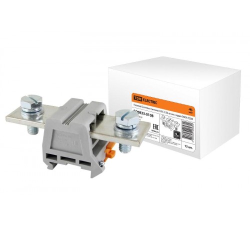 Клемма болтовая силовая КБС-150 кв.мм. серая 300А  SQ0833-0108  TDM