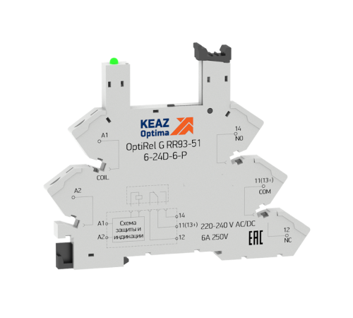 Розетка для реле OptiRel G RR93-51-6-24D-6-P 281160  КЭАЗ