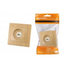 Розетка телефонная RJ11  "ЭКО" (сосна) "Таймыр"  SQ1814-0220  TDM