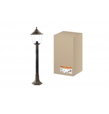 Светильник садово-парковый Прага Эл-11-73-100Б 60 Вт Е27 напольный на стойке h-1.0 м бронза, прозрачный плафон TDM  SQ0330-0538  TDM
