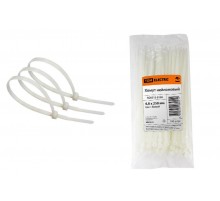 Хомут 4,8х250мм нейлон (белый) (100шт)   SQ0515-0128  TDM