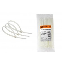 Хомут 4,8х250мм нейлон (белый) (100шт)   SQ0515-0128  TDM
