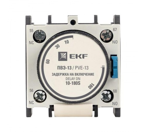 Приставка выдержки времени включения ПВЭ-13 10-180сек NO+NC EKF PROxima  ctr-st-13  EKF