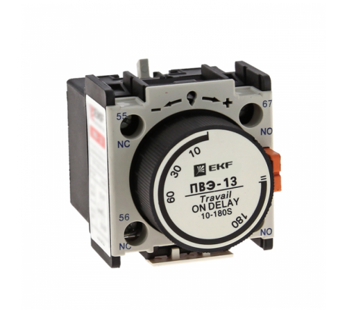 Приставка выдержки времени включения ПВЭ-13 10-180сек NO+NC EKF PROxima  ctr-st-13  EKF