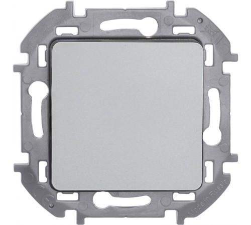 Inspiria Алюминий Выключатель 1-клавишный С/У без рамки  673602  Legrand
