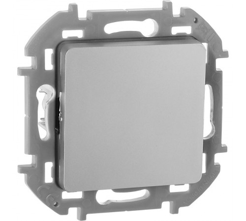 Inspiria Алюминий Выключатель 1-клавишный С/У без рамки  673602  Legrand