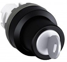 Переключатель M2SSK3-104 с ключом 2-х позиционный с возвратом в среднее положение (только корпус) 45 град. (ключ уникальный 25 вариа  1SFA611282R1004