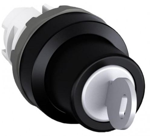 Переключатель M2SSK3-104 с ключом 2-х позиционный с возвратом в среднее положение (только корпус) 45 град. (ключ уникальный 25 вариа  1SFA611282R1004