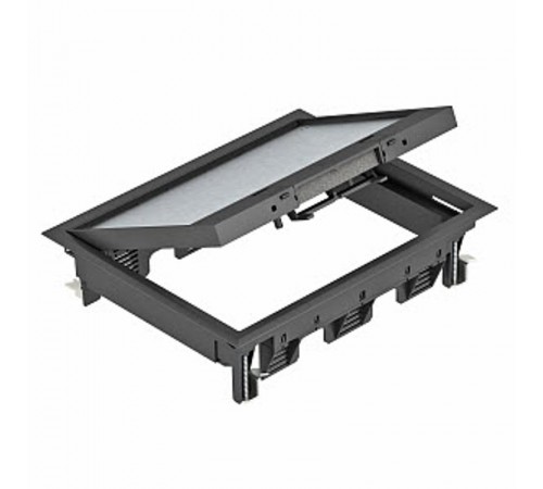 Лючок GES6-2U (универсальный) 9xModul45 (полиамид,черный) (GES6-2U10T 9011)  7405322  OBO Bettermann