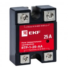 Реле твердотельное однофазное RTP-25-AA EKF PROxima   rtp-1-25-aa   EKF