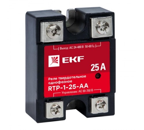 Реле твердотельное однофазное RTP-25-AA EKF PROxima   rtp-1-25-aa   EKF