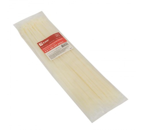 Хомут нейлоновый 4,8х380 (уп./100шт) EKF Simple  plc-c-4.8x380  EKF
