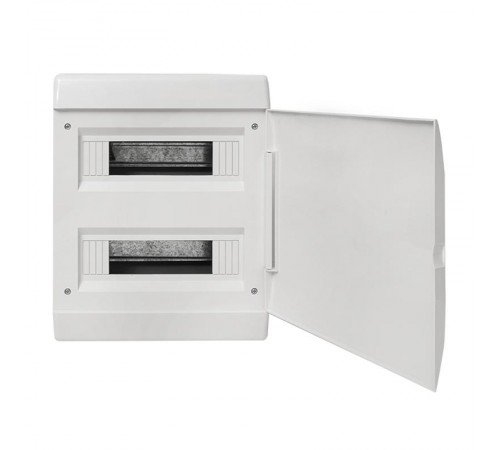 Щит распределительный встраиваемый ЩРВ-П-24 "SlimBox" белая дверца IP41 PROxima  sb-v-24w  EKF