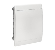Щит распределительный встраиваемый ЩРВ-П-24 "SlimBox" белая дверца IP41 PROxima  sb-v-24w  EKF