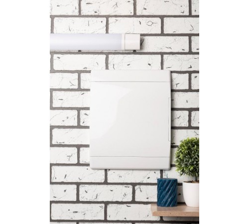 Щит распределительный встраиваемый ЩРВ-П-24 "SlimBox" белая дверца IP41 PROxima  sb-v-24w  EKF