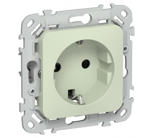 FLITE Розетка с заземлением со шторками 16А РСш11-0-ФлП панг  FI-R14-16-K92  IEK