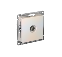 AtlasDesign Жемчуг Розетка TV проходная 4DB, механизм  ATN000492  SE