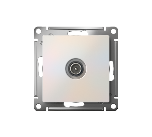 AtlasDesign Жемчуг Розетка TV проходная 4DB, механизм  ATN000492  SE