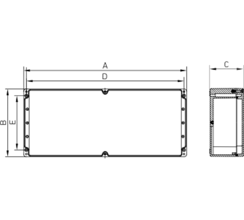 Оболочка пластиковая взрывозащищенная LTJB-eP-2/1.1  2327006090  Световые Технологии