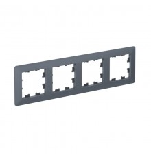 AtlasDesign Air Рамка 4-ая, Грифель / Дымчатый Черный  ATN220704  SE