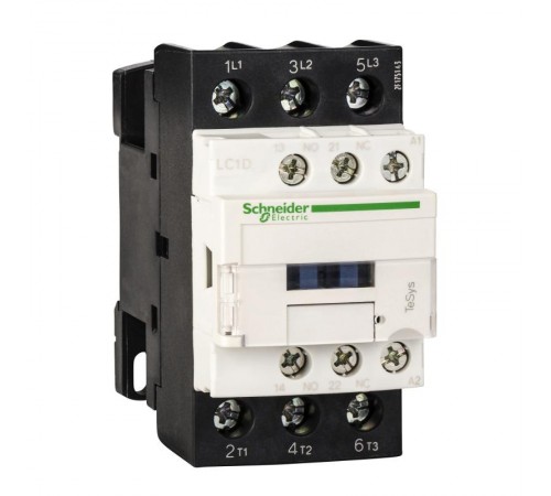 КОНТАКТОР D 3Р,25 A,НО+НЗ,220V 50/60 ГЦ,ЗАЖИМ ПОД КОЛЬЦ. НАКОН.,  LC1D256M7  Schneider Electric