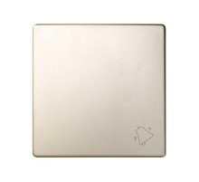 Simon 82 Клавиша с пиктограммой  "звонок" для одноклавишного выключателя, S82, S82N, шампань  82017-34  Simon