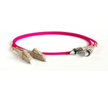 Патч-корд FC-D2-504-LC/PR-ST/PR-H-2M-LSZH-MG волоконно-оптический (шнур) MM 50/125(OM4), LC-ST, duplex, LSZH, 2 м  243546  Hyperline