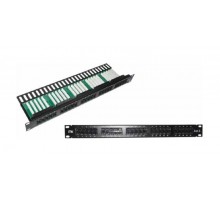 Патч-панель 1U телефонная кат.3 50 портов (IDC Krone)  PP50-1UC3U-K05  ITK