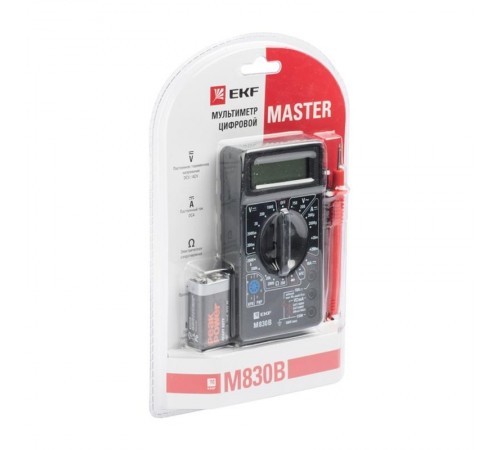 Мультиметр цифровой M830B EKF Master  In-180701-bm830B  EKF